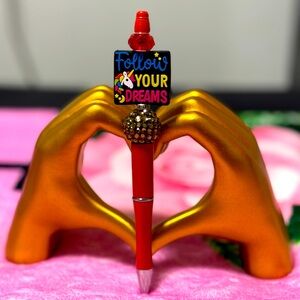 NWT CUSTOM MADE BEADED PEN